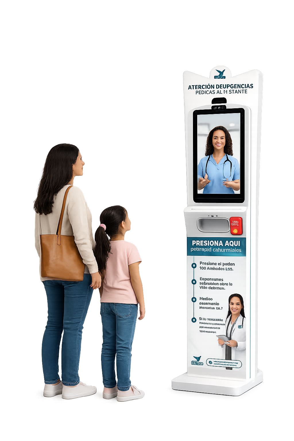 Tótem médico Medikairos con videollamada